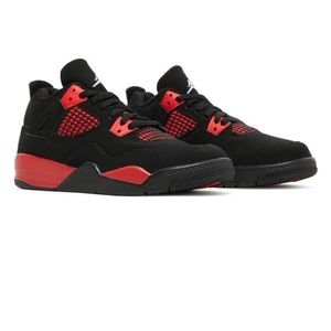 KIDS Air Jordan 4 Retro PS 'Red Thunder'      Size: 5Y